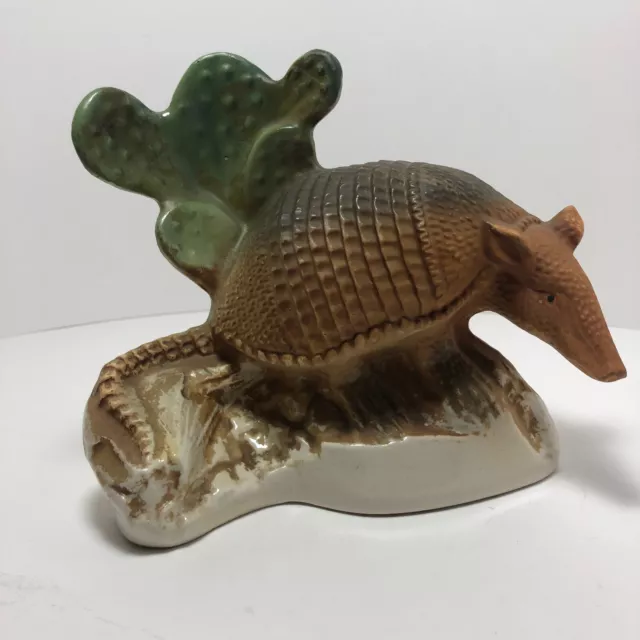 Armadillo 1981 Vintage Jim Beam Regal China Decanter Bottle Empty