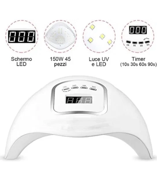 lampada asciuga smalto unghie UV - 150W
