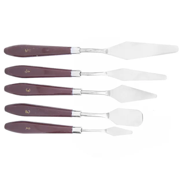 Stainless Steel Palette Knife Scraper Spatula For Artist Oil Painting Knife  Set