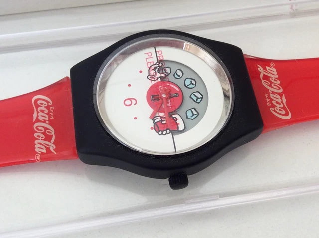 Coca cola swatch watch 1980's 2025