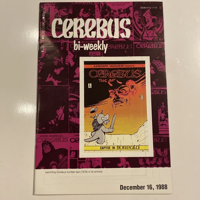 *** CEREBUS BI-WEEKLY # 2 *** DAVE SIM … Copper Age Aardvark Vanaheim 1988 … VF
