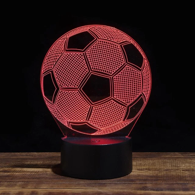 LIGHT FOOTBALL NIGHT Light Touch Remote 3D LED illusion Football Night