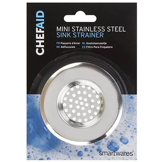 Chef Aid Small Sink Strainer  Kitchen Bathroom Household water