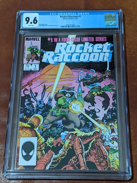 Rocket Raccoon #1 : Cgc 9.6 Nm+ : Guardians Of The Galaxy Movie! : Marvel 1985
