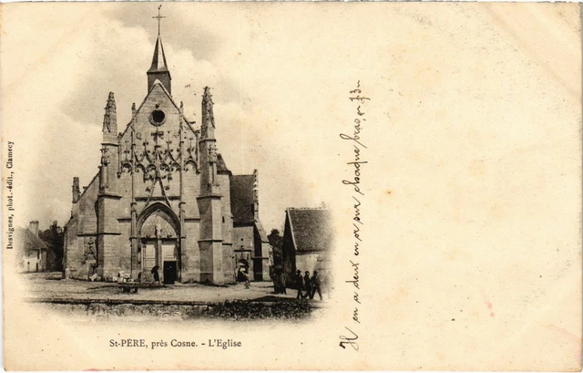 CPA St-Pere pres COSNE L'Église Nievre (100214)