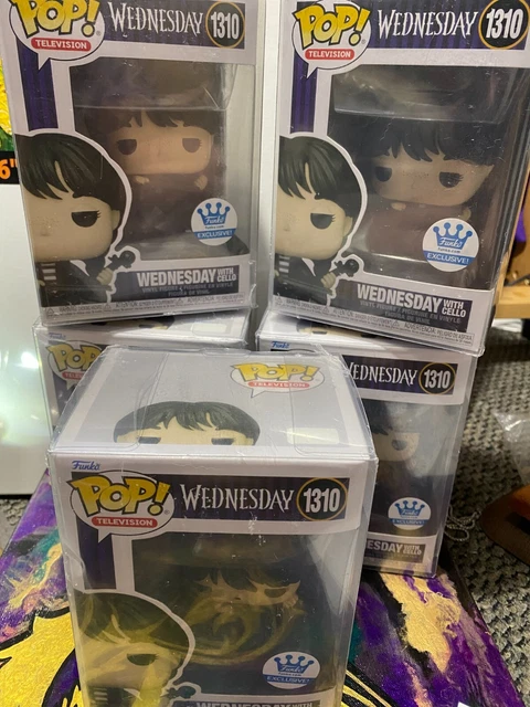 Funko POP! Wednesday 1310# Wednesday Addams with Cello  and Protective IN HAND 2