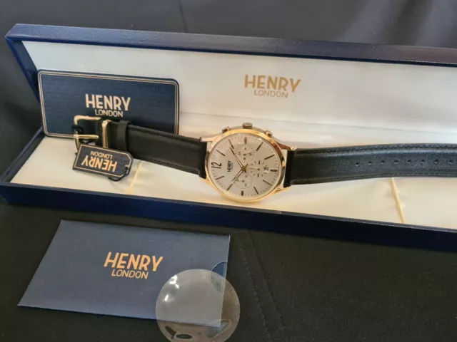 Chronographe Henry London Westminster HL41 NEUF PVP:279€ ( Hamilton, Longines )