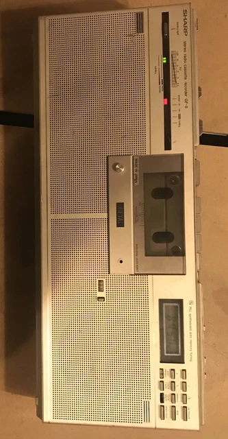 SHARP STEREO RADIO Cassette Recorder GF - 8E - Rare - PLEASE READ FIRST ...