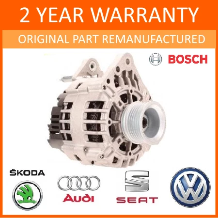 ORIGINAL Alternator - VW Volkswagen VW Golf Mk4 1.4 1.6 1.8 1.9 2.0 FSI TDI