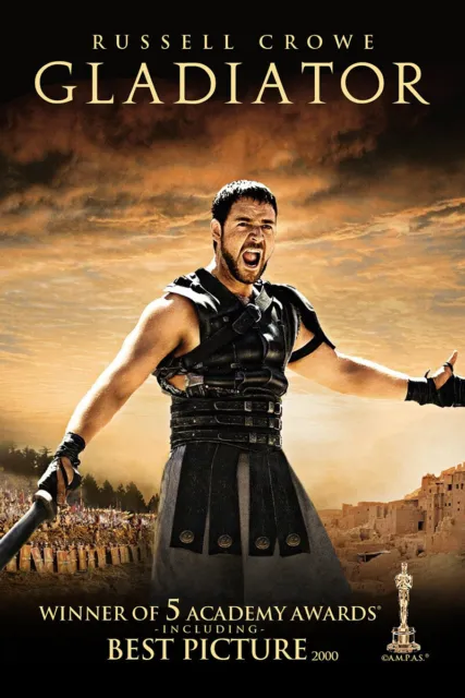 UNFRAMED Gladiator Movie Poster Prints Canvas Print Decor C