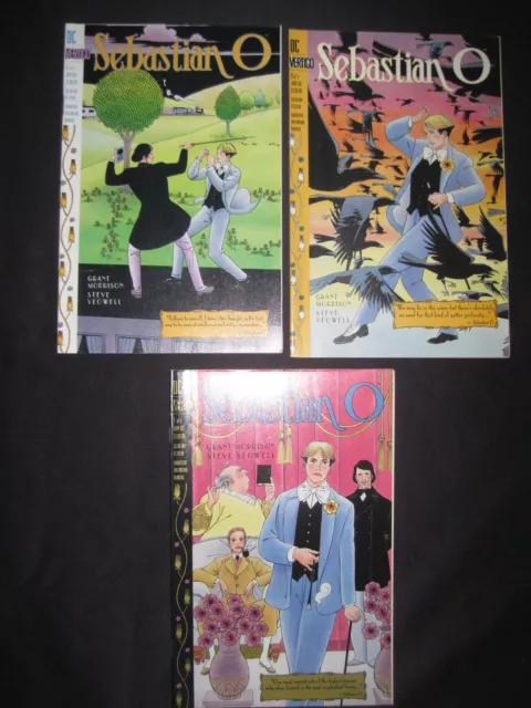 SEBASTIAN O : COMPLETE 3 ISSUE SERIES by GRANT MORRISON. DC VERTIGO. 1993