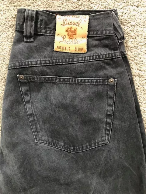 DIESEL SADDLE  Jeans / schwarz / Gr. 33 / Gebraucht - sehr guter Zustand