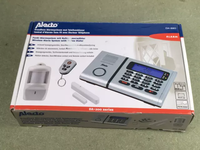 K Alecto DA-220 Wireless Alarm System with Phone Dialer