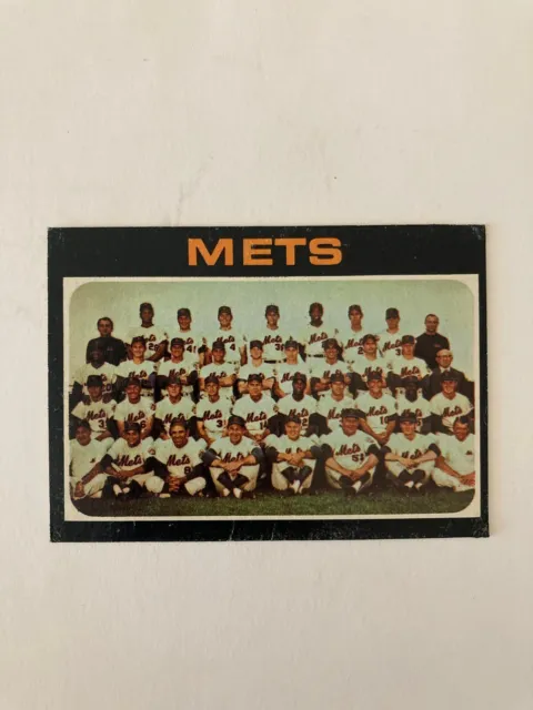 1971 NEW YORK METS Team Card-TOM SEAVER-NOLAN RYAN Topps Set-Baseball Card#641