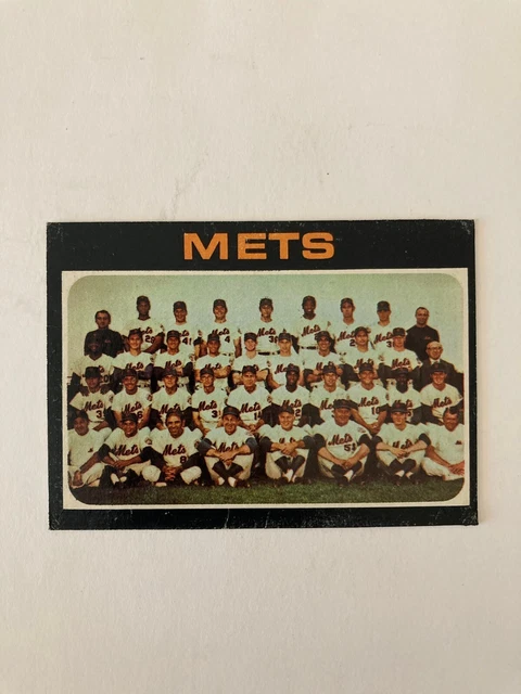 1971 NEW YORK METS Team Card-TOM SEAVER-NOLAN RYAN Topps Set-Baseball Card#641 1971 NEW YORK METS Team Card-TOM SEAVER-NOLAN RYAN Topps Set-Baseball Card#641