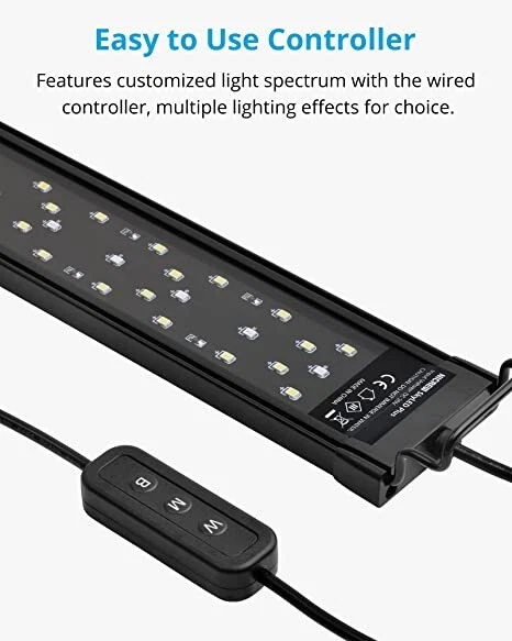 SkyLED Plus Aquarium Light for Planted Tanks, Full Spectrum Freshwater Fish Tank