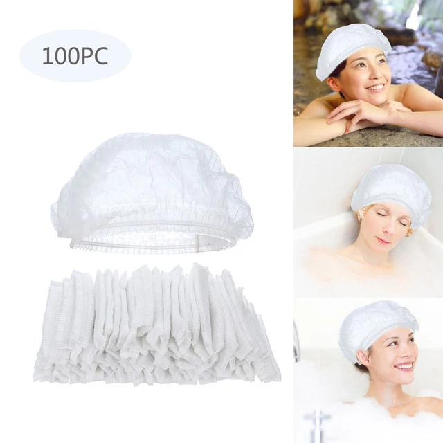 100pcs Disposable Caps Chef Hat For Restaurant Kitchen Hotel Household US