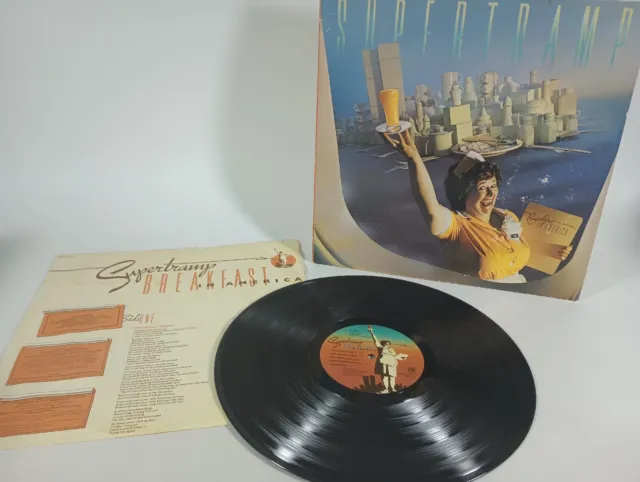 Supertramp Breakfast In America Vintage LP A&M Records ‎SP-3708 Vinyl 79s Rock