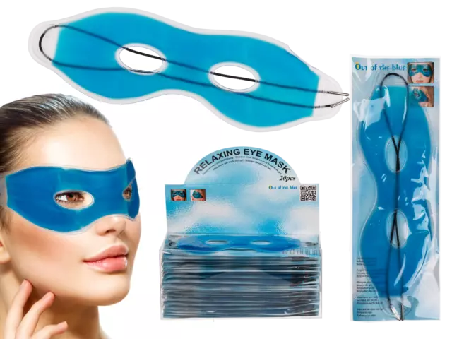 Masque en Gel Relaxant pour les Yeux anti-fatigue cernes et maux de tête 20cm