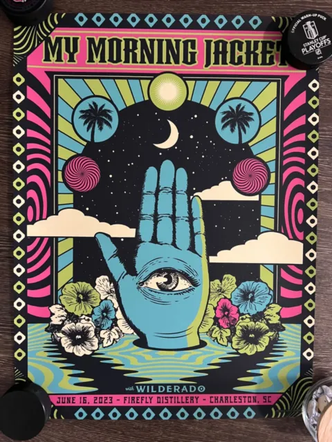 MY MORNING JACKET TOUR POSTER June 2023 FIREFLY SC South Carolina MMJ Jim James