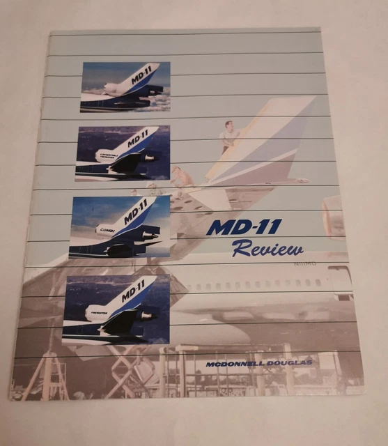 McDonnell Douglas MD-11  Aircraft Airliner Manufacturer Brochure 1992