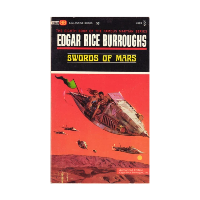 Ballantine Novel John Carter of Mars #8 - Swords of Mars VG