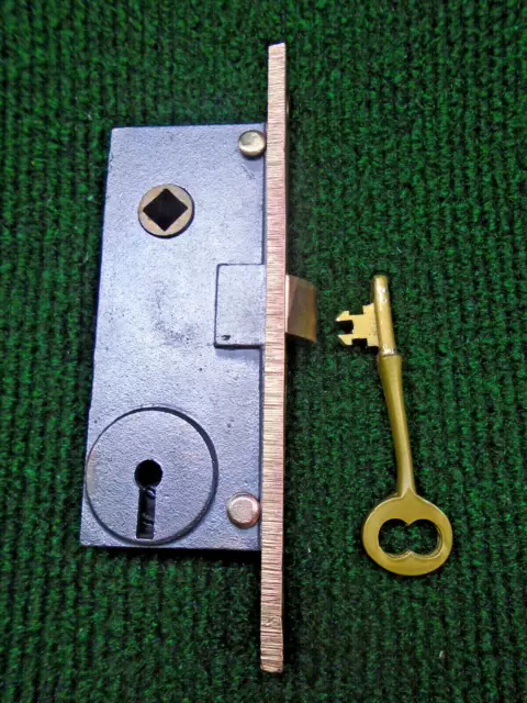 Rhc #101 French Door Mortise Lock: Very Nice, 1" Bs, 5" Face (19657-6) 3