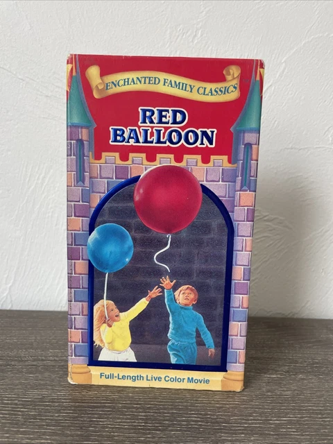 RARE HTF RED Balloon VHS Tape Enchanted Family Classics 1991 £8.93 ...