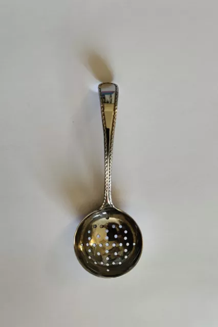 Antique Silver Plated Sifter Ladle Spoon Marin Hall & Co 1900 Pristine Condition