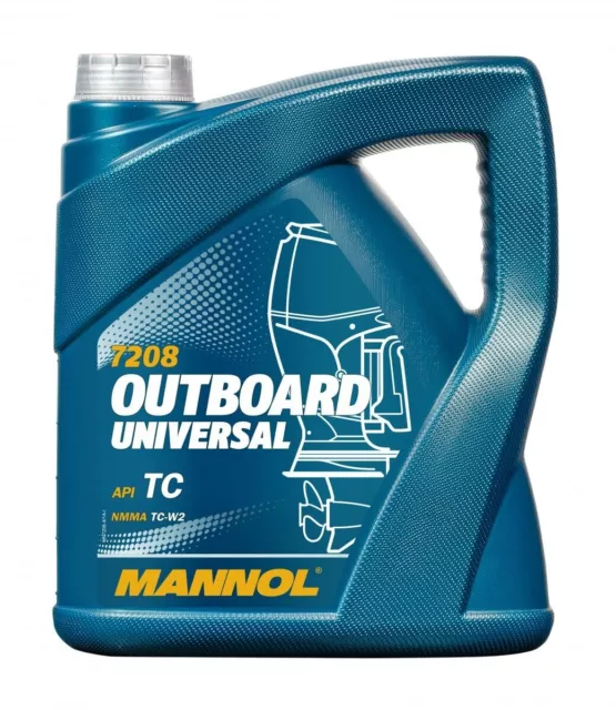 MANNOL Outboard Universal Motoröl Motorenöl 4 L