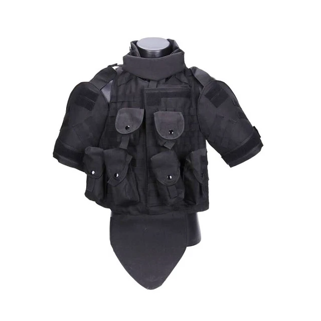 Tactical Airsoft Vest Set for Men - Black Molle Gear main image 0