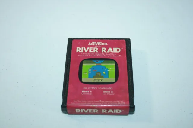 River Raid 1982 Atari 2600 Activision Cartridge Only TESTED WORKING