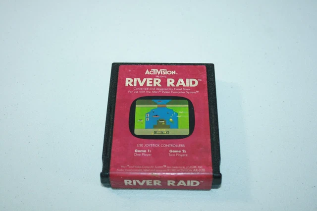 River Raid 1982 Atari 2600 Activision Cartridge Only TESTED WORKING