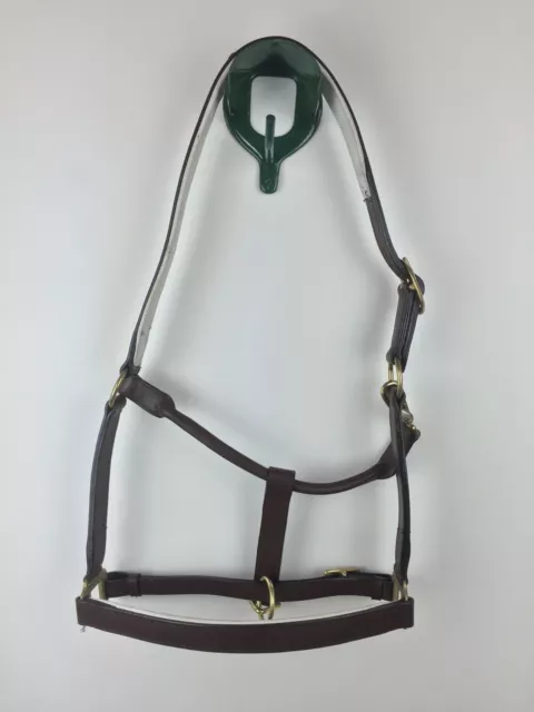 Halfter, Lederhalfter Stallhalfter für Pferde  Leder Full Warmblut braun halter