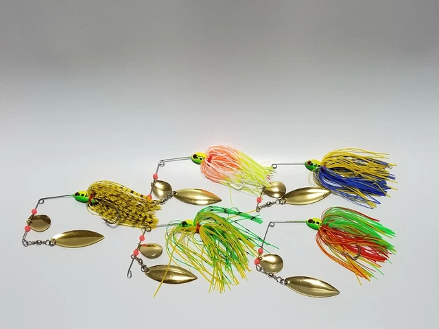 Chatterbait lockt Makrele Bass Hecht (2er oder 3er Pack) Spinner weicher Rock