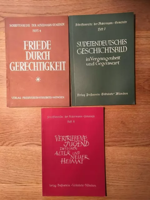 3 Ausgaben - Schriftenreihe der Ackermann-Gemeinde Heft 4, 7 & 8