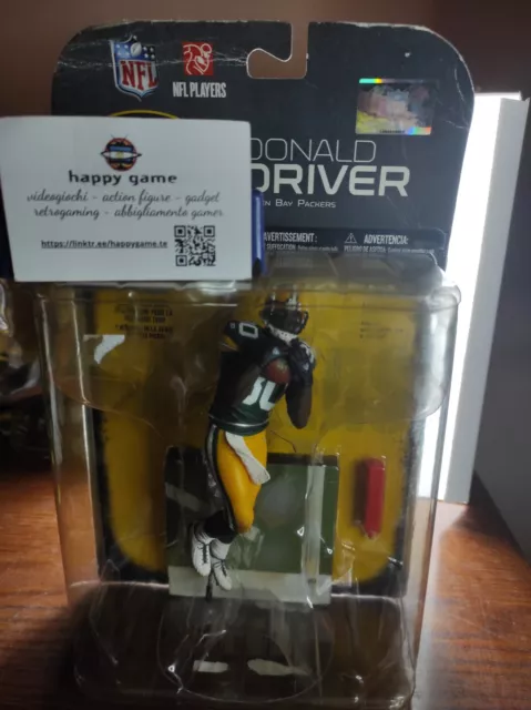 McFarlane Donald Driver NFL Green Bay Packers New Ring of Fame Super Bowl Champ