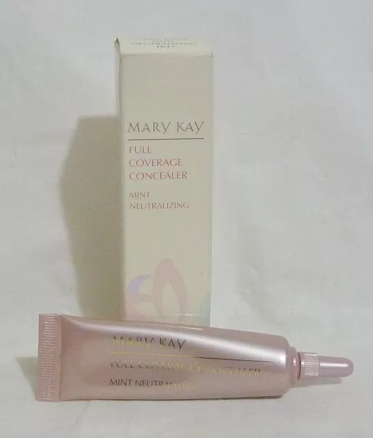 Mary Kay Full Coverage Concealer Mint Neutralizing .5 oz Tube