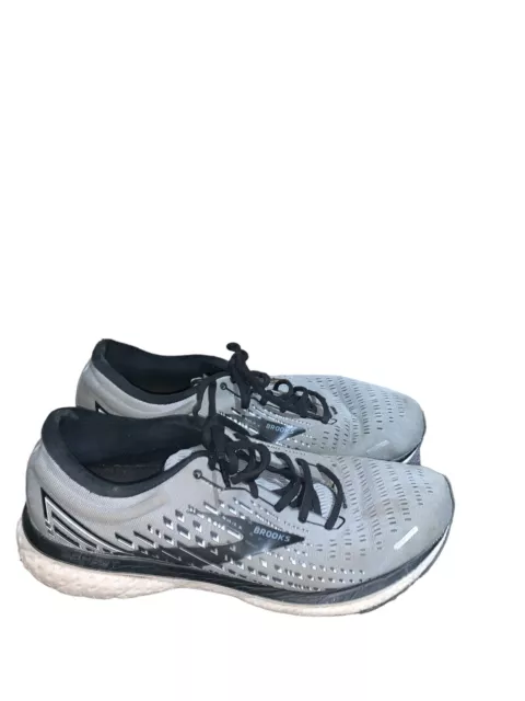 BROOKS GHOST 13 Shoes Mens Size 12 E Gray Sneakers Running Athletic Gym ...