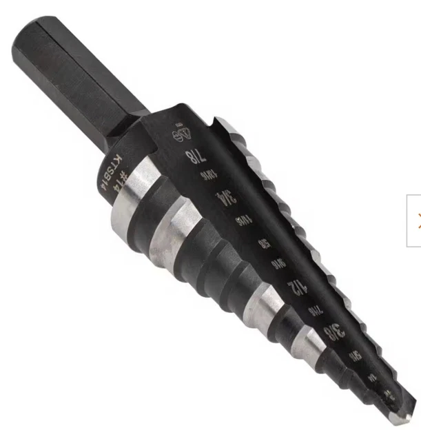 KLEIN TOOLS KTSB14 High Speed Steel Double Flute Step Drill Bit #14