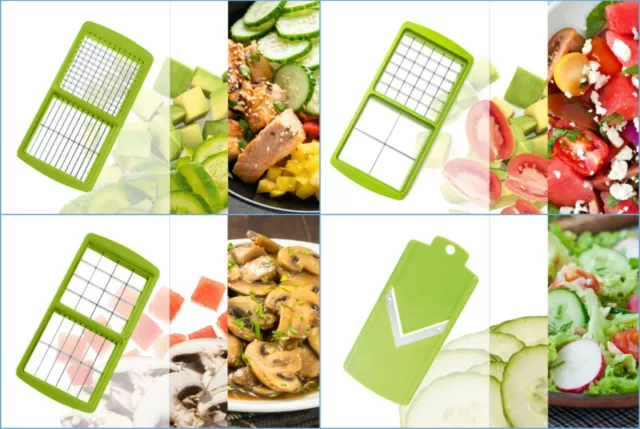 Genius Nicer Dicer Smart 14tlg. Gemüseschneider Gemüsehobel Zerkleinerer Zwiebel 3