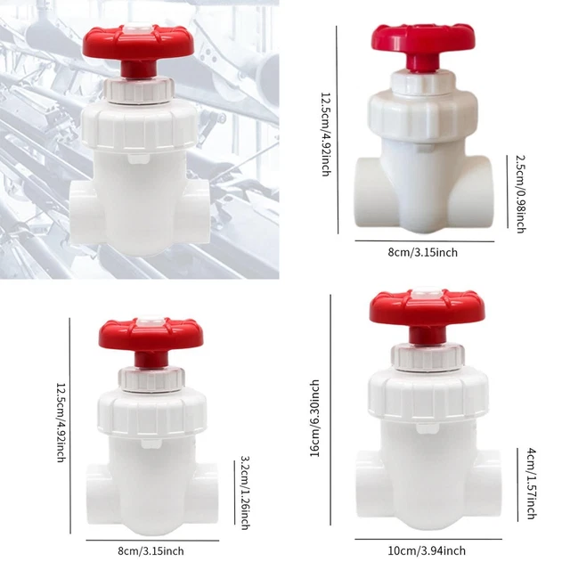 sourcing map - Valvola di controllo del flusso d'aria, in linea, per regolatori di velocità, 10 mm, diametro esterno, 2 pezzi