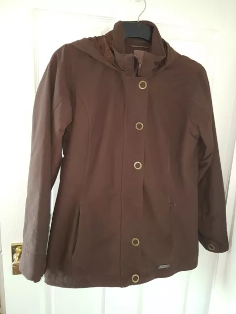 ANORAK FEMME MARRON chaud Merrell taille Petit 10 12 EUR 17 45