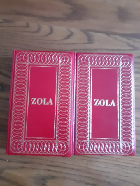 Collection livres reliés neufs Emile Zola, collection new bound books Emile ZOLA