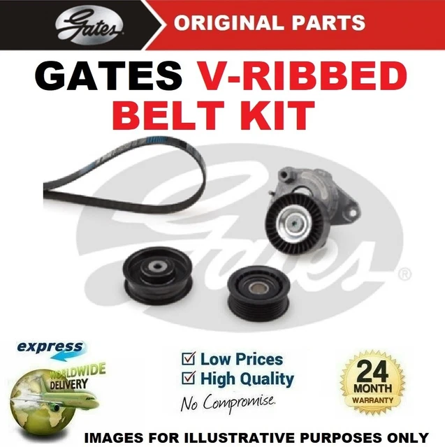 GATES FAN BELT PULLEY KIT for MERCEDES BENZ ECLASS E350 4matic 20052008 EUR 241,24 PicClick FR