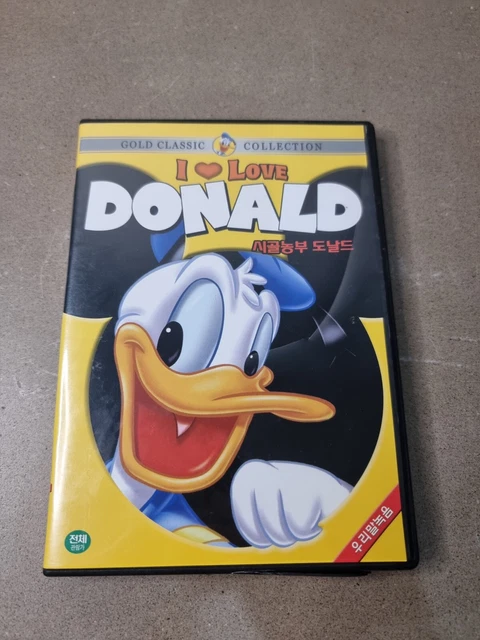 I LOVE DONALD (Starring Donald Duck) DVD Region 0 NTSC Disney Korean ...