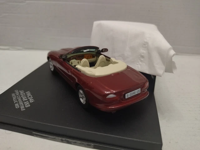 Jaguar Xk8 Open Convertible Metalic Red 1:43 Vitesse Vmc046 3