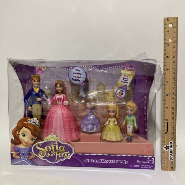 Disney Sofia The First And Royal Family Figurine Play Set ‘12 READ Mattel WEAR⭐️