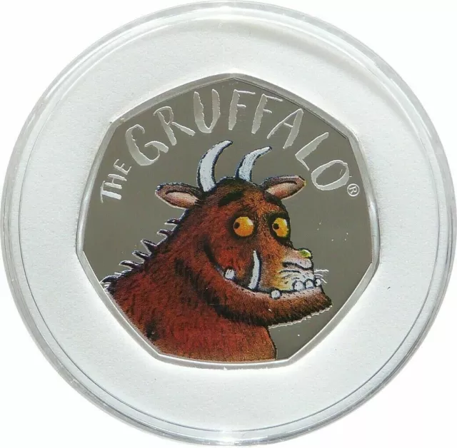 2019 Royal Mint The Gruffalo 50p Fifty Pence Silver Proof Coin Box Coa