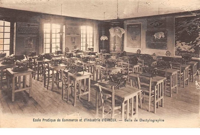 27 . n° 103385 .evreux .ecole pratique de commerce et d industrie .salle de da